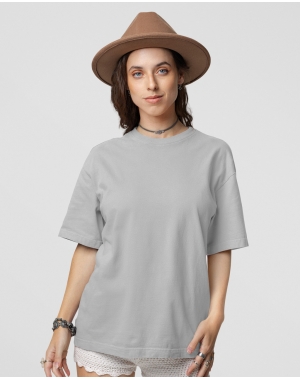 Жіноча оверсайз футболка сіра Mishe 100000114