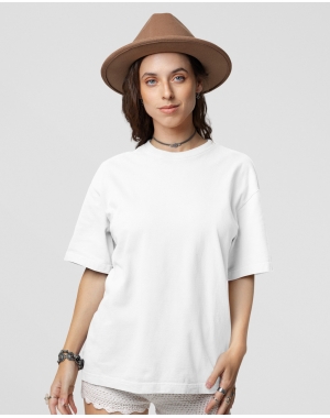 Футболка жіноча оверсайз біла Mishe 100000116