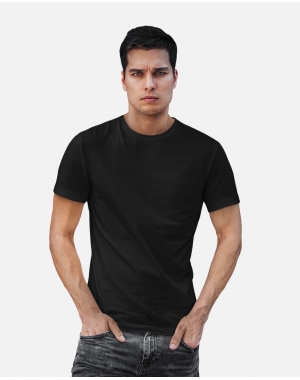 Чоловіча футболка повсякденна чорна