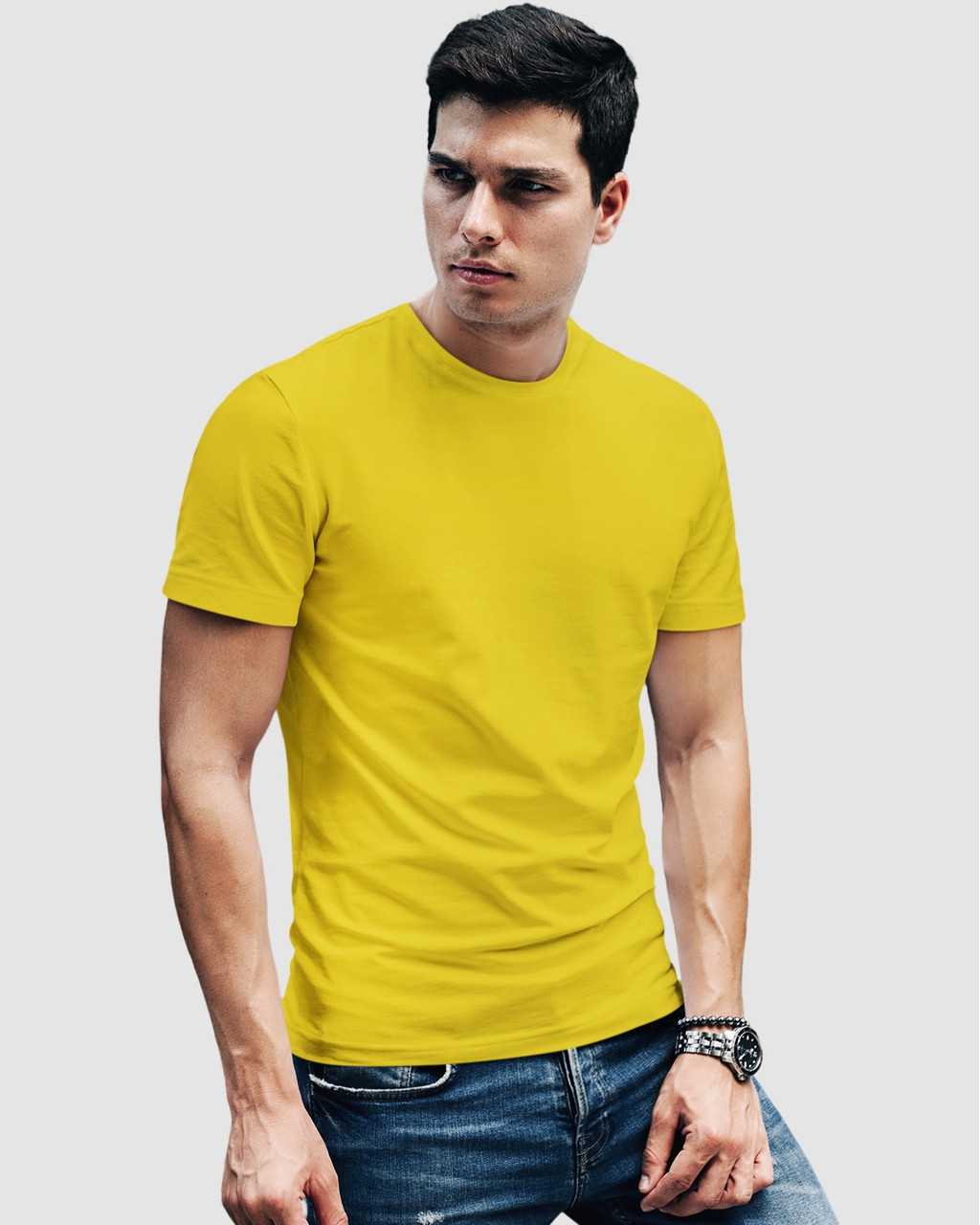 Футболка мужская яркая желтая Mishe 1100007