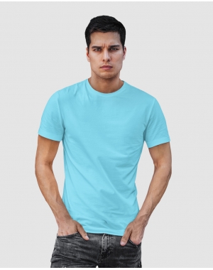 Чоловіча футболка стильна блакитного кольору