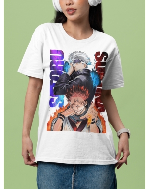 Футболка жіноча Аніме "Магічна битва" біла Mishe 1120015