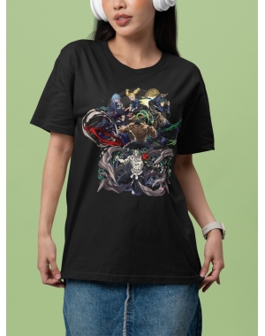 Футболка жіноча Аніме "Магічна битва" чорна Mishe 1120011