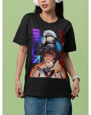 Футболка жіноча Аніме "Магічна битва" чорна Mishe 1120019