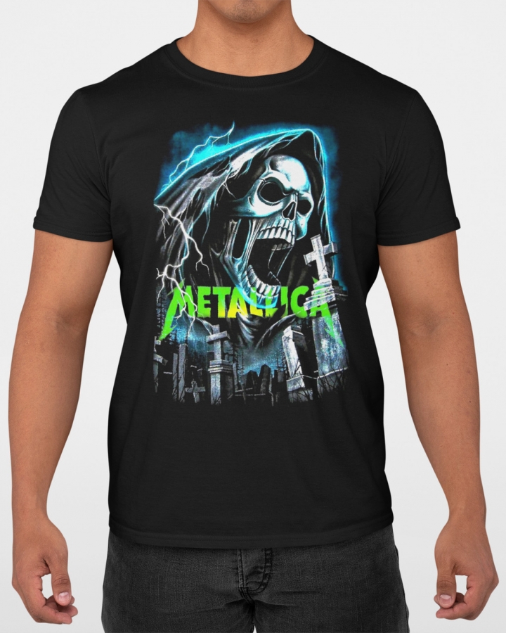 Футболка мужская Рок Metallica Mishe 1100108 черная
