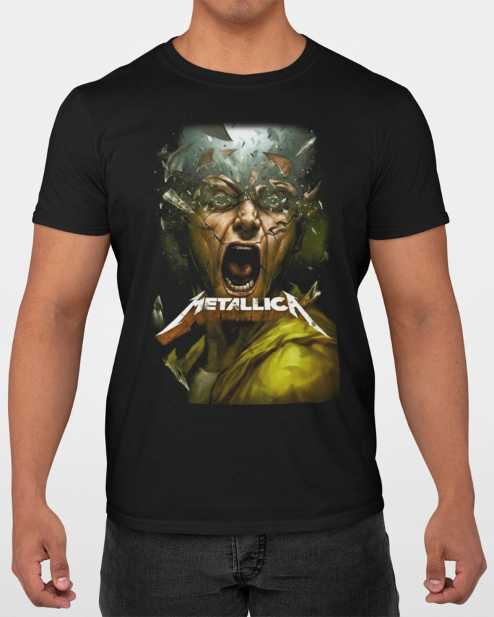 Футболка мужская Рок Metallica Mishe 1100111 черная
