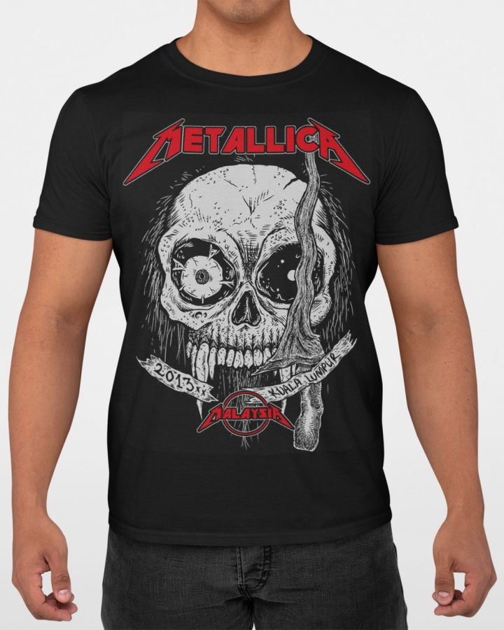 Футболка мужская Рок Metallica Mishe 1100109 черная