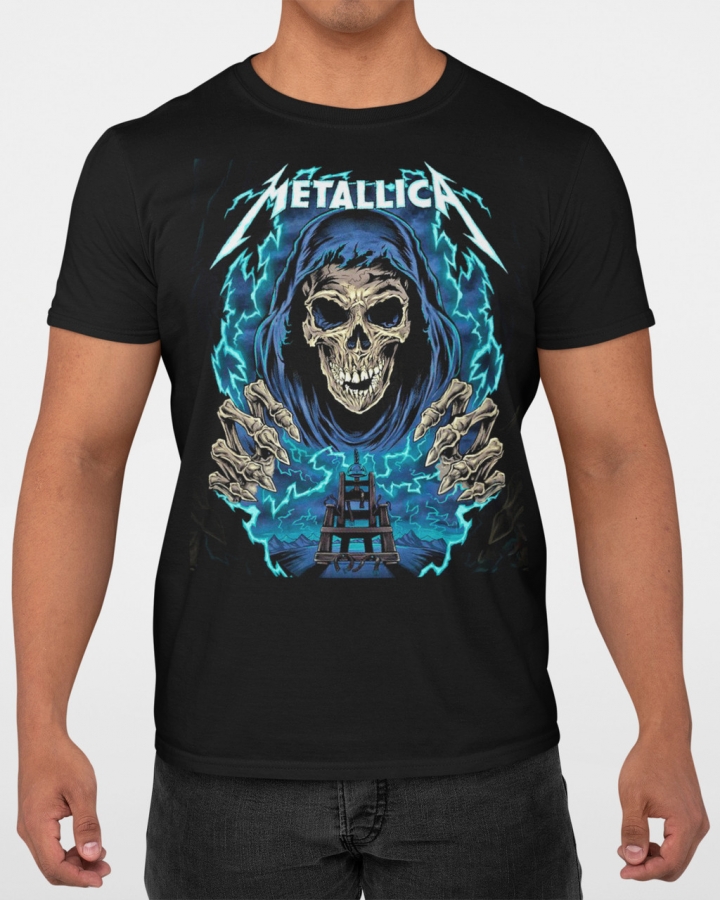 Футболка мужская Рок Metallica Mishe 1100112 черная