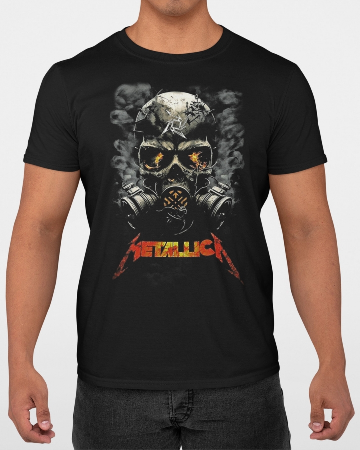 Футболка мужская Рок Metallica Mishe 1100113 черная