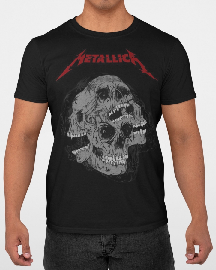 Футболка мужская Рок Metallica Mishe 1100116 черная