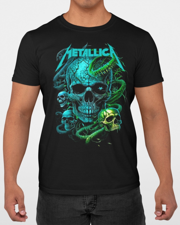 Футболка мужская Рок Metallica Mishe 1100105 черная