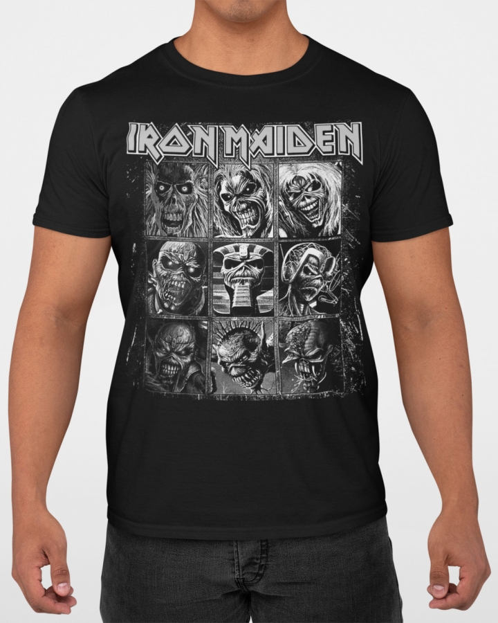 Футболка мужская Рок Iron Maiden Mishe 1100104 черная