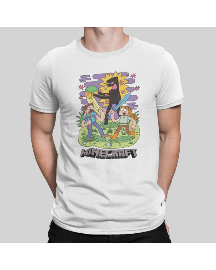 Чоловіча футболка "Minecraft" Mishe 11310011-1 біла