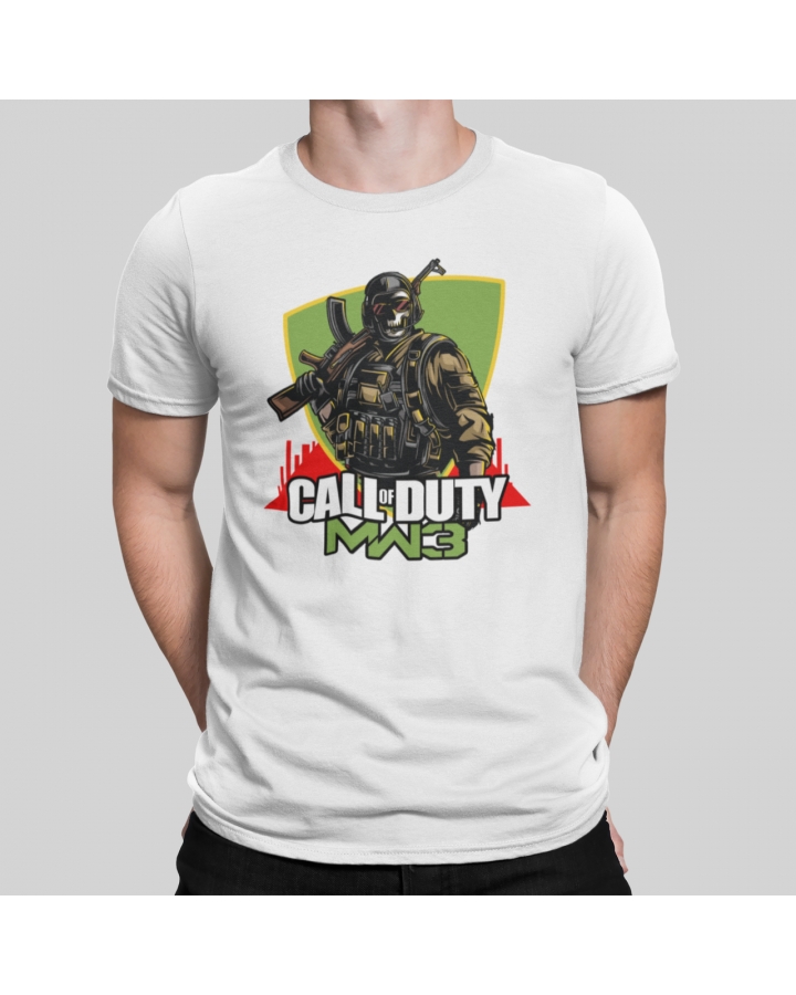 Мужская футболка  "Call of Duty" Mishe 11310015-1 белая