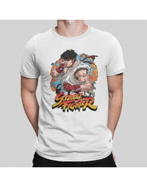 Чоловіча футболка "Street Fighter" Mishe 11310019-1 біла