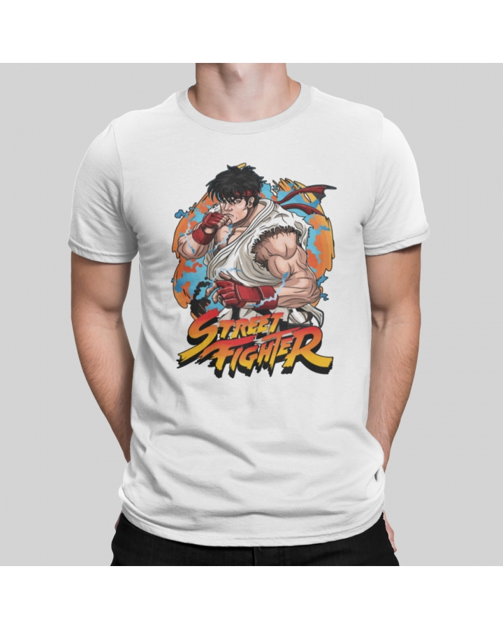 Мужская футболка  "Street Fighter" Mishe 11310019-1 белая