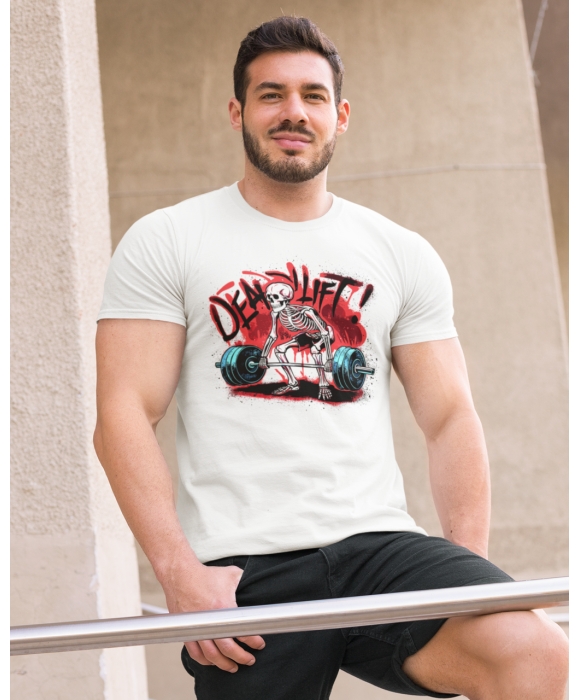 Чоловіча спортивна футболка "Deadlift" Mishe 11320010-1 біла