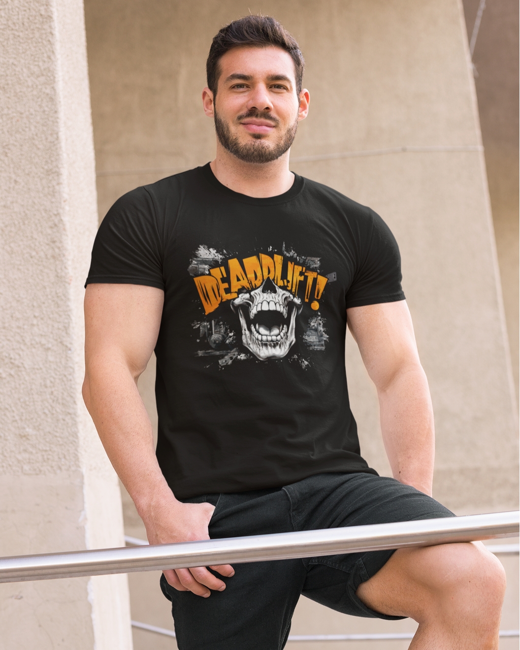 Мужская спортивная футболка "Deadlift" Mishe 11320021 черная