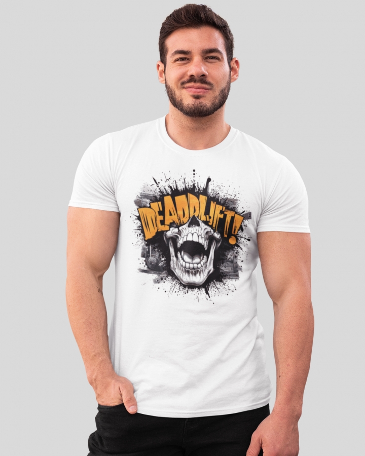 Чоловіча спортивна футболка "Deadlift" Mishe 11320021-1 біла