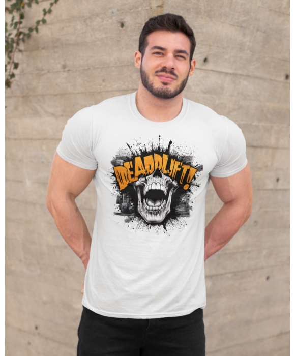 Чоловіча спортивна футболка "Deadlift" Mishe 11320021-1 біла