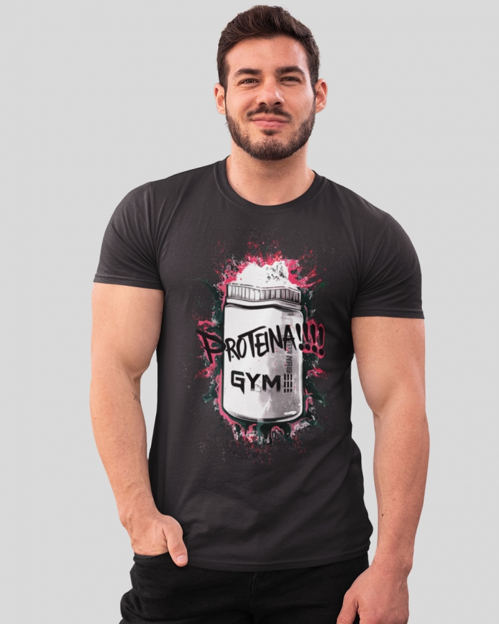 Чоловіча спортивна футболка "Proteina!" Mishe 11320022 чорна