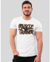 Чоловіча спортивна футболка "Muscle Trainer" Mishe 11320024-1 біла