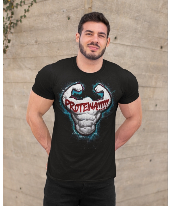 Чоловіча спортивна футболка "Protein" Mishe 11320026 чорна