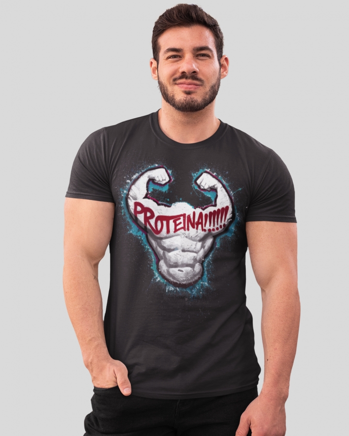 Чоловіча спортивна футболка "Protein" Mishe 11320026 чорна
