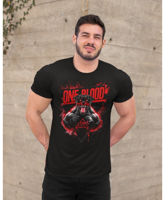 Мужская спортивная футболка "One Blood" Mishe 11320028 черная