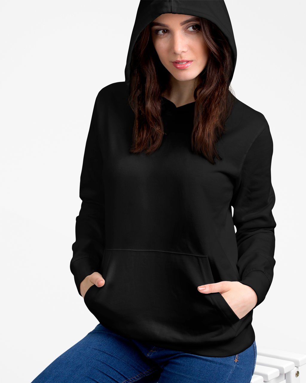 Жіноче демісезонне худі Mishe чорне 22000120