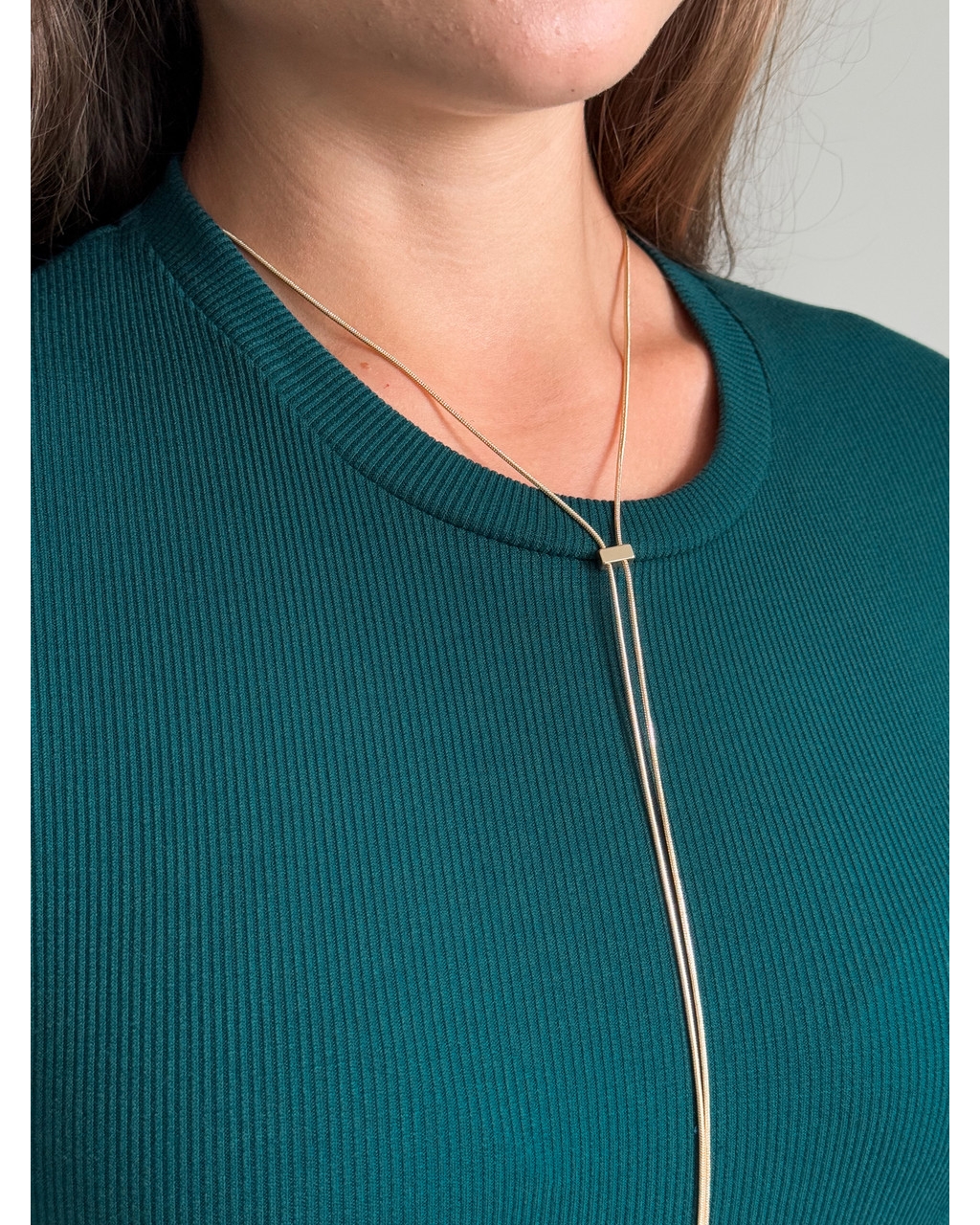 Свободное платье в рубчик зеленое Merlini Анно 700001505