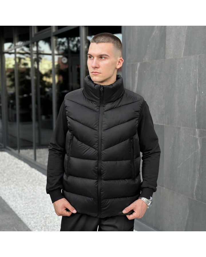 Жилет  Puffer Чорний