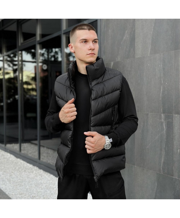 Жилет  Puffer Чорний