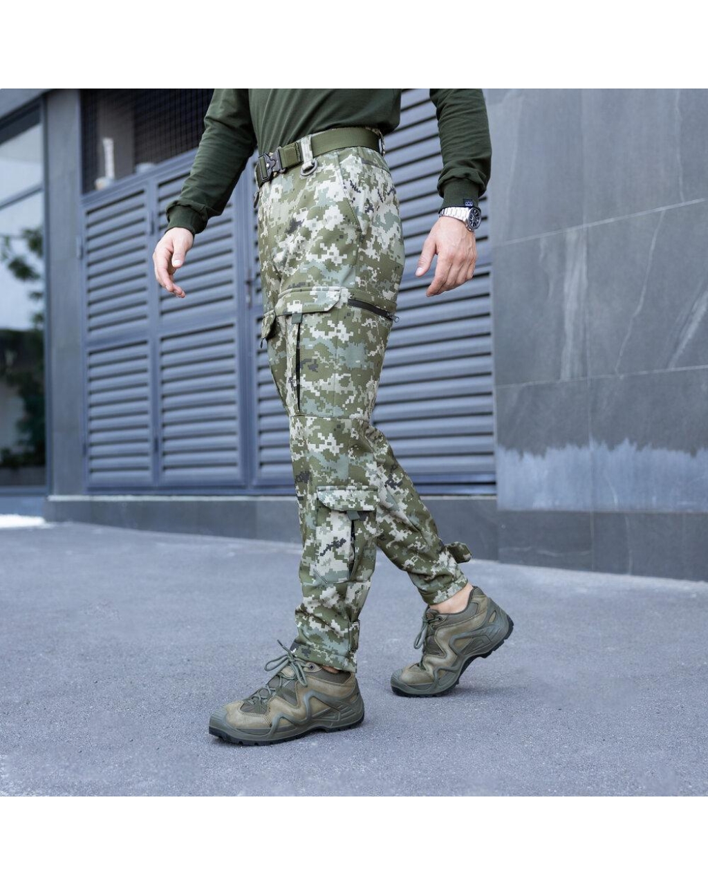 Штаны мужские карго Pobedov Hardy Пиксель