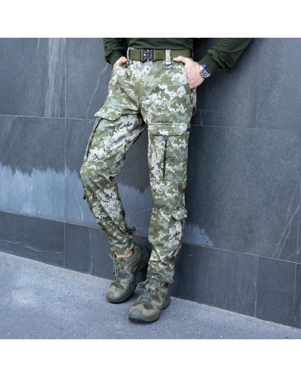 Штаны мужские карго Pobedov Hardy Пиксель