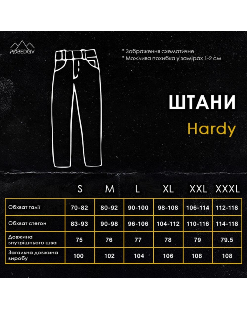 Штаны карго Hardy Черный