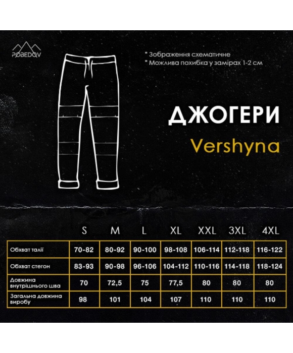 Штаны Джогеры Vershyna Хаки