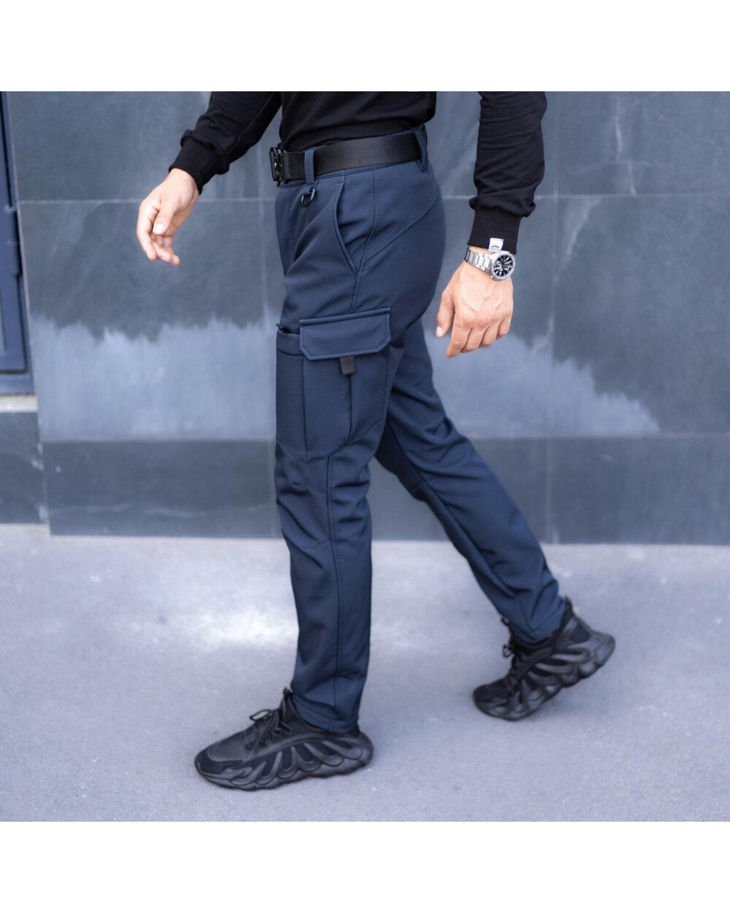 Штани карго чоловічі Static Наві