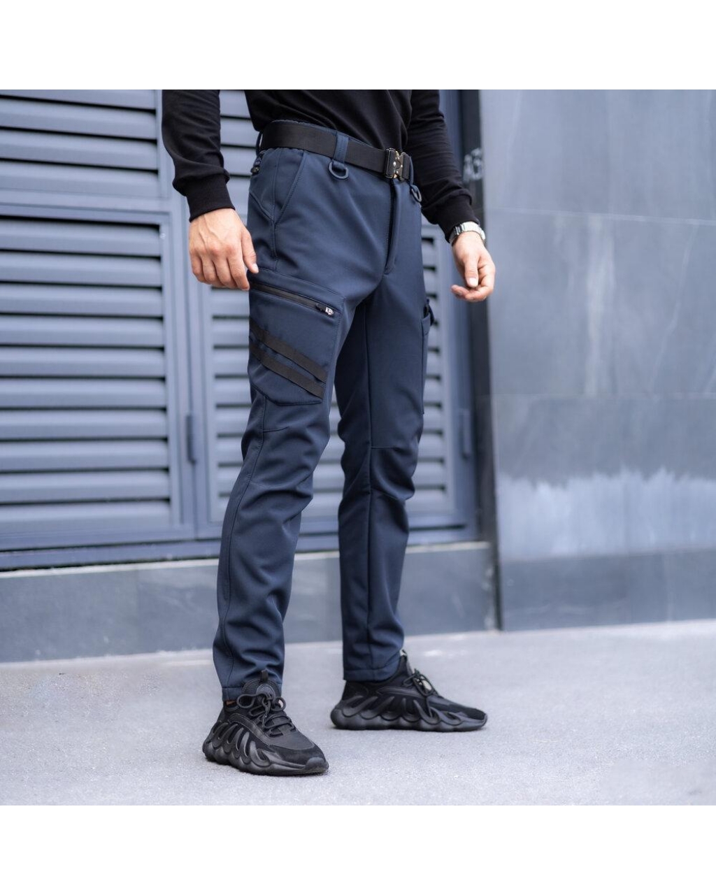 Штани карго чоловічі Static Наві