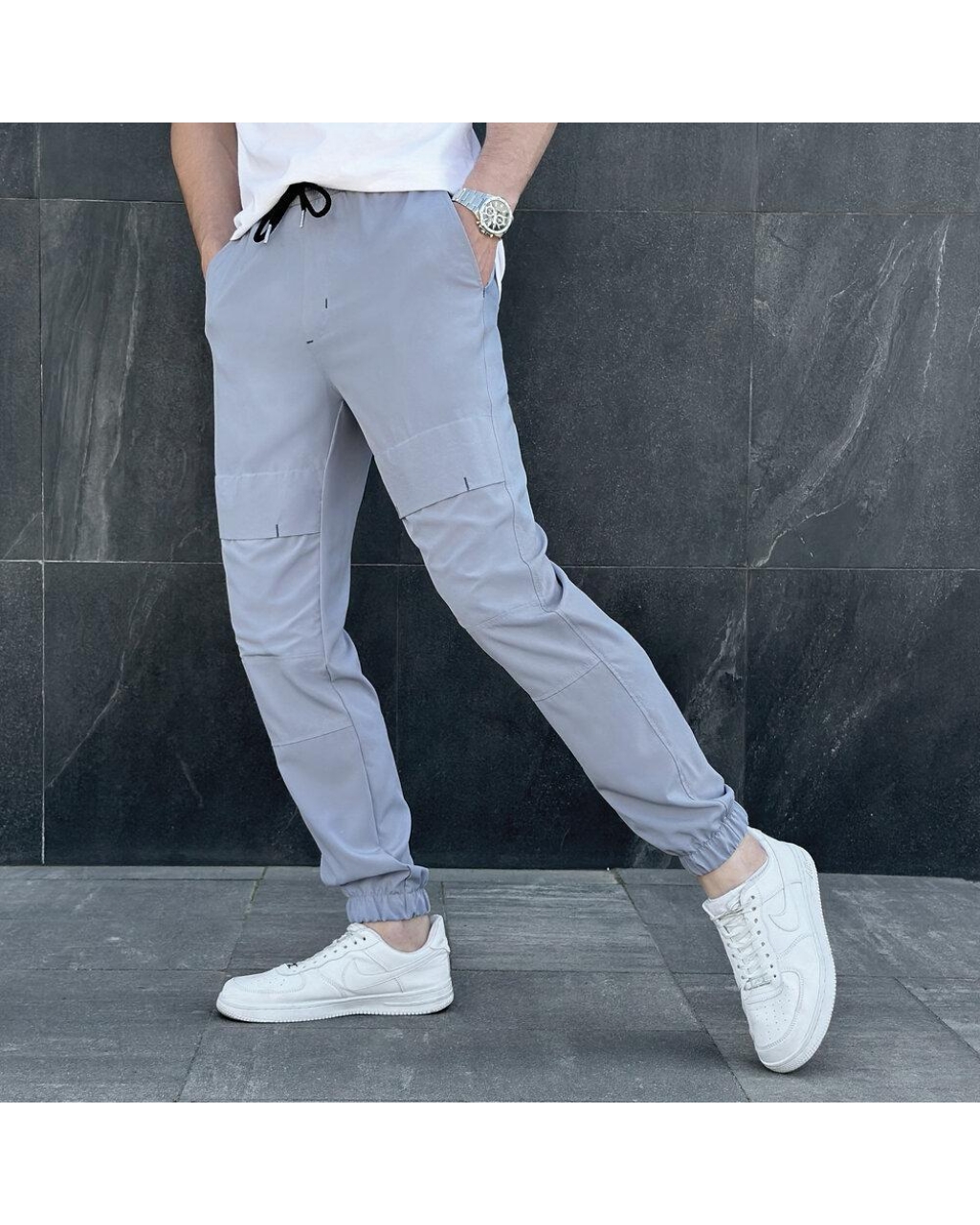 Штаны джоггеры мужские Vershyna Серые