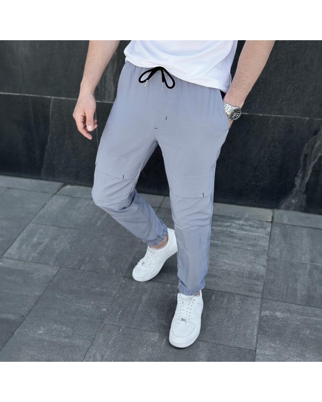 Штаны джоггеры мужские Vershyna Серые