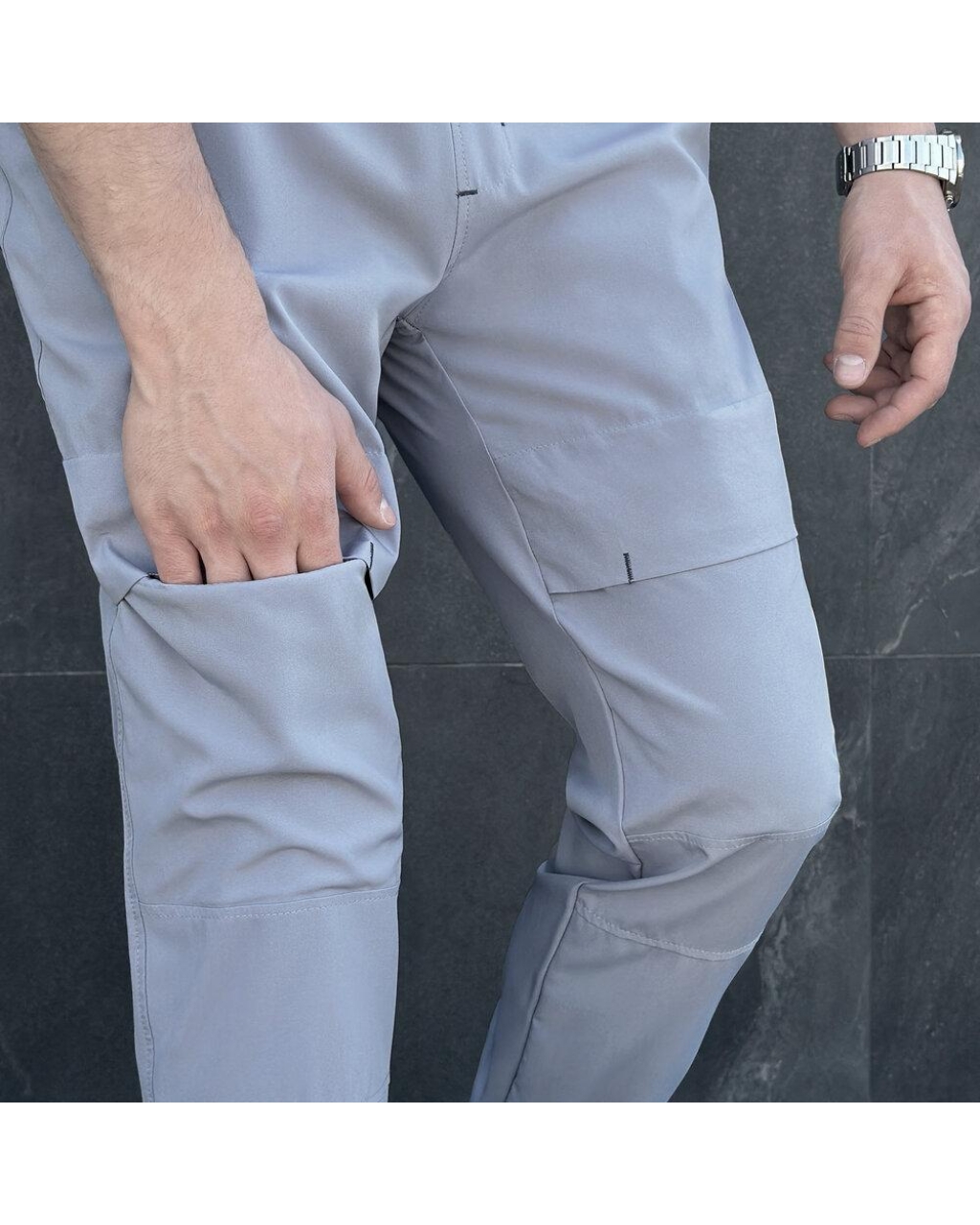 Штаны джоггеры мужские Vershyna Серые