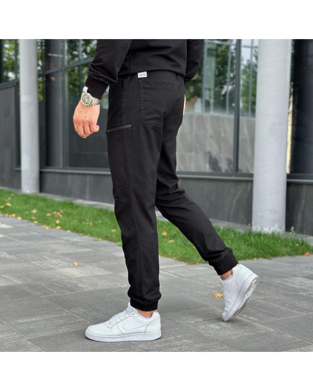 Карго чоловічі Papin Brodyaga Чорні