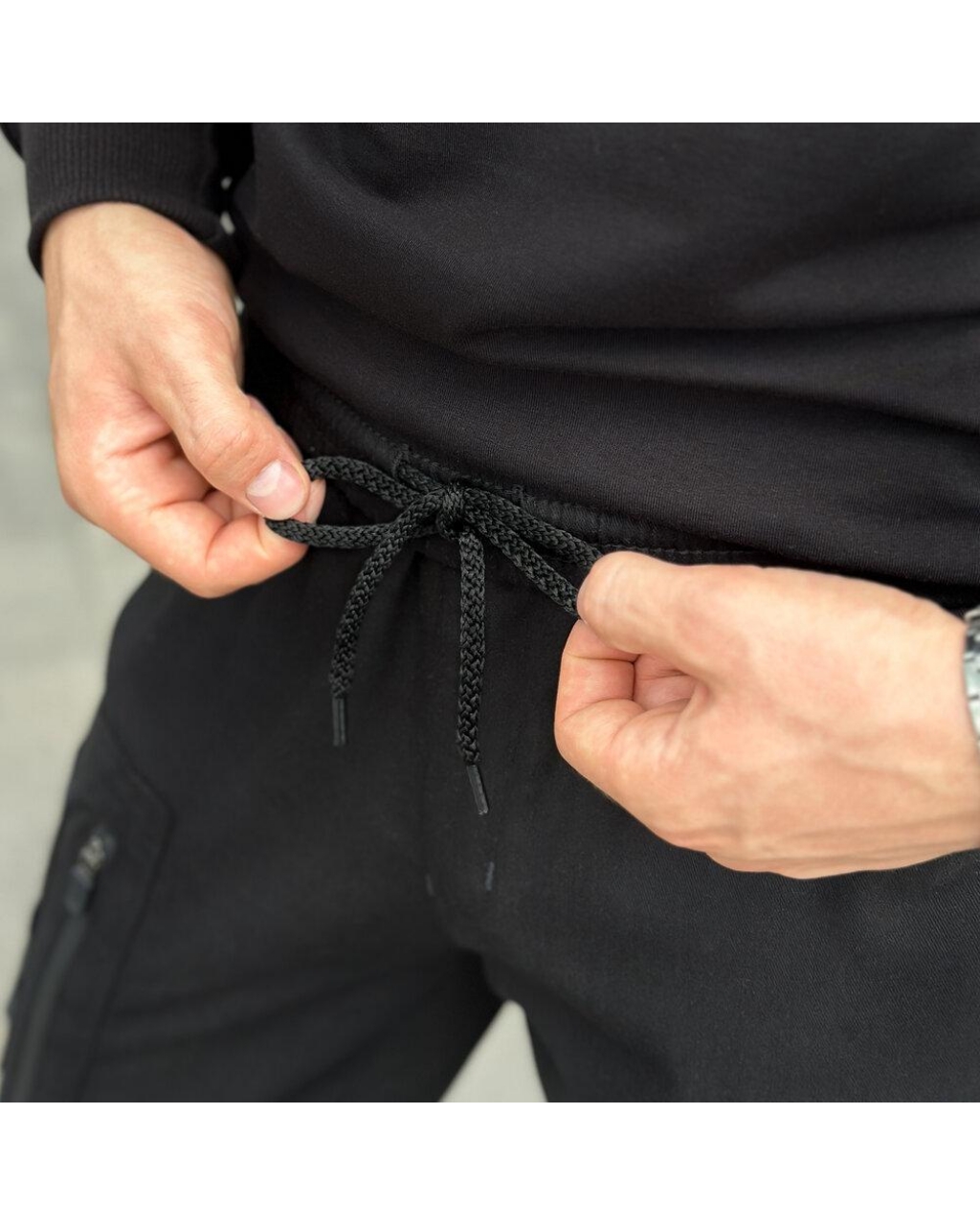 Карго чоловічі Papin Brodyaga Чорні