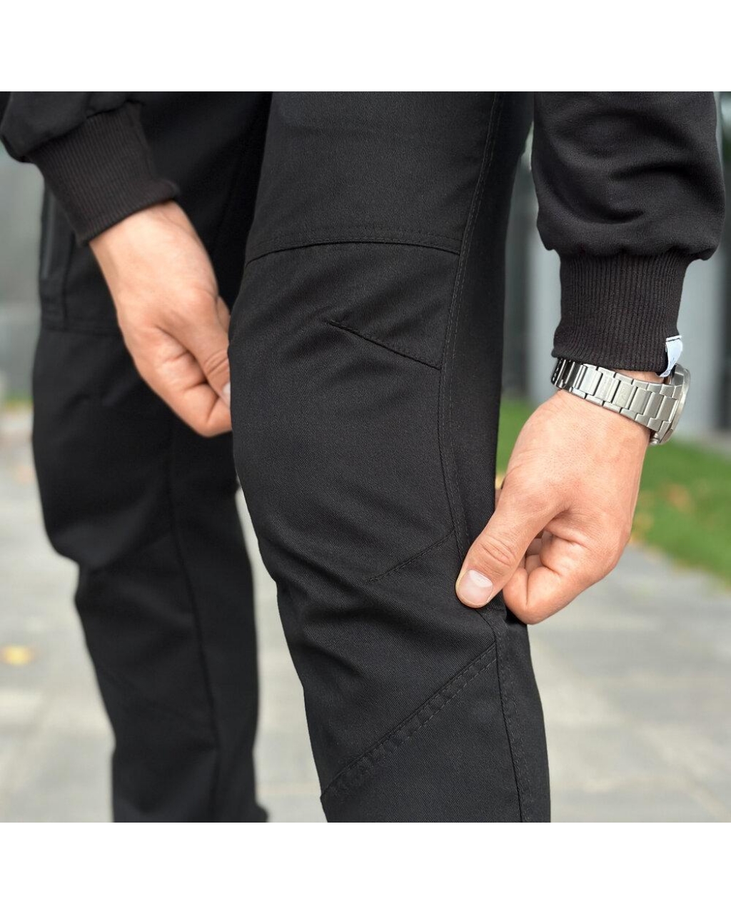 Карго чоловічі Papin Brodyaga Чорні