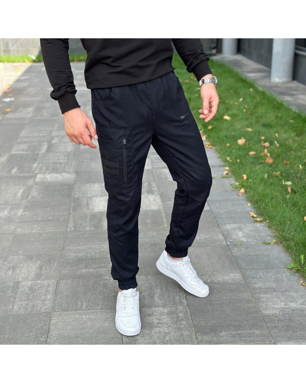 Штани карго Papin Brodyaga Темно-синій