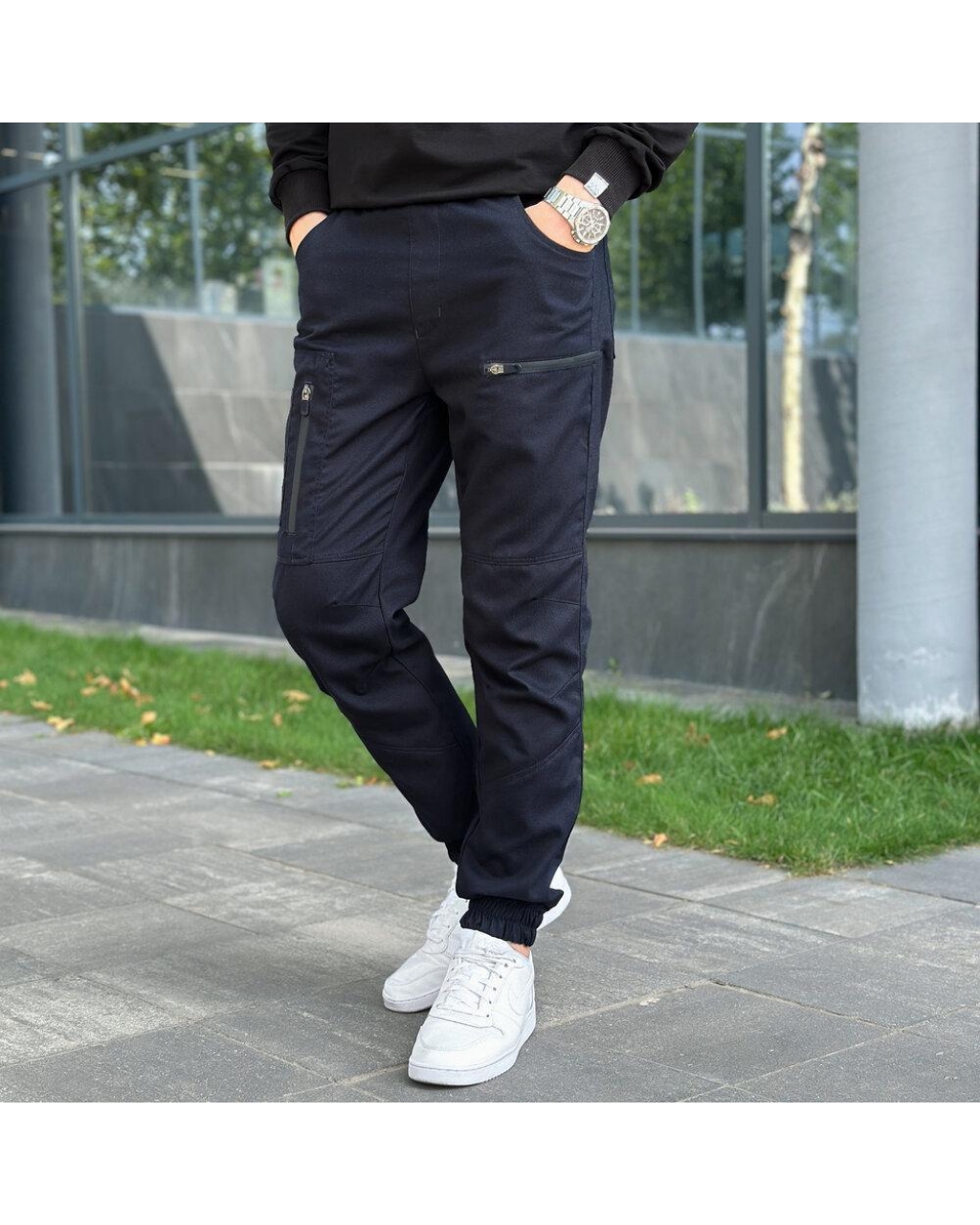 Штани карго Papin Brodyaga Темно-синій