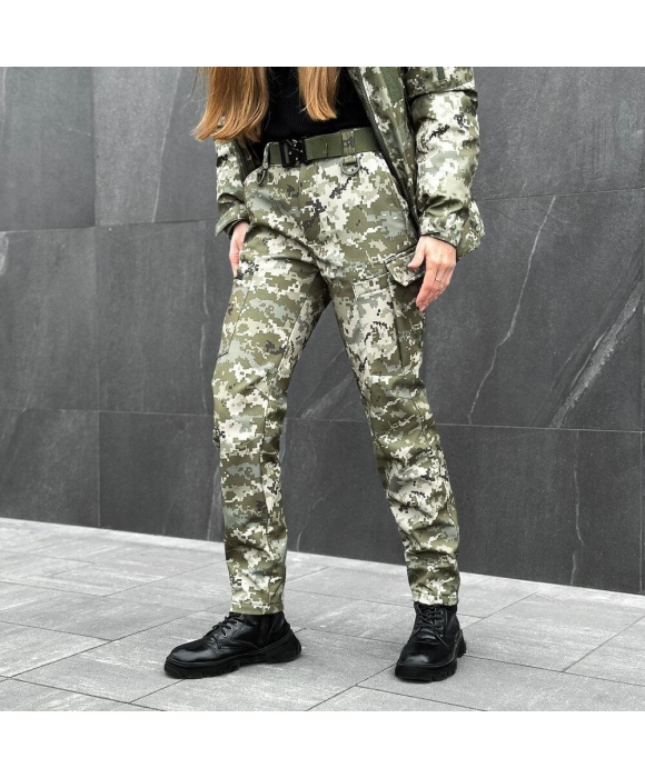 Карго штаны женские Static Пиксель