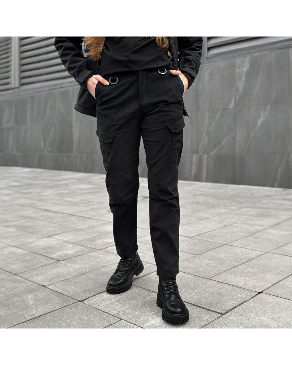 Штаны женские карго Tactical V2 Черный