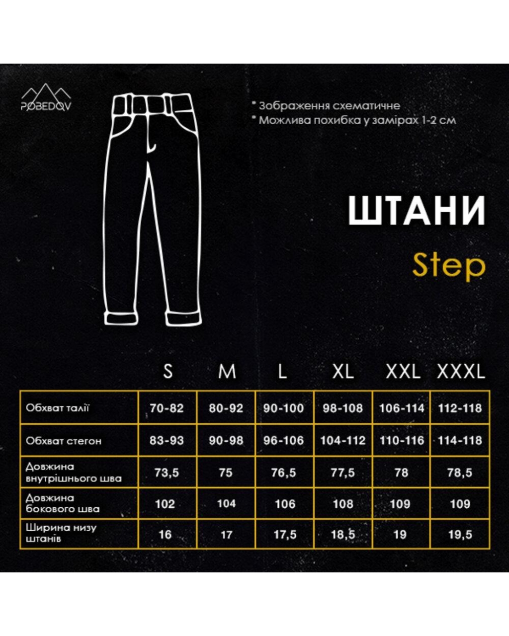 Штани карго Step Черный